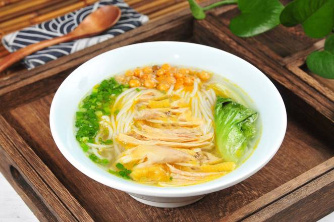 原汤鸡肉米粉 Shredded Chicken Rice Noodles Soup